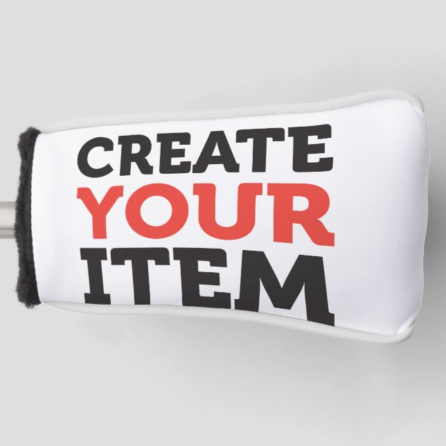 CREATE-YOUR-OWN DIY Custom upload your design Golf Headcover (Vorderseite)