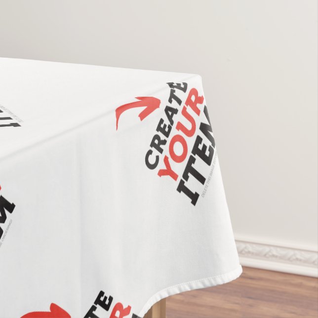 CREATE-YOUR-OWN DIY kundenspezifische Tischdecke (Beispiel)