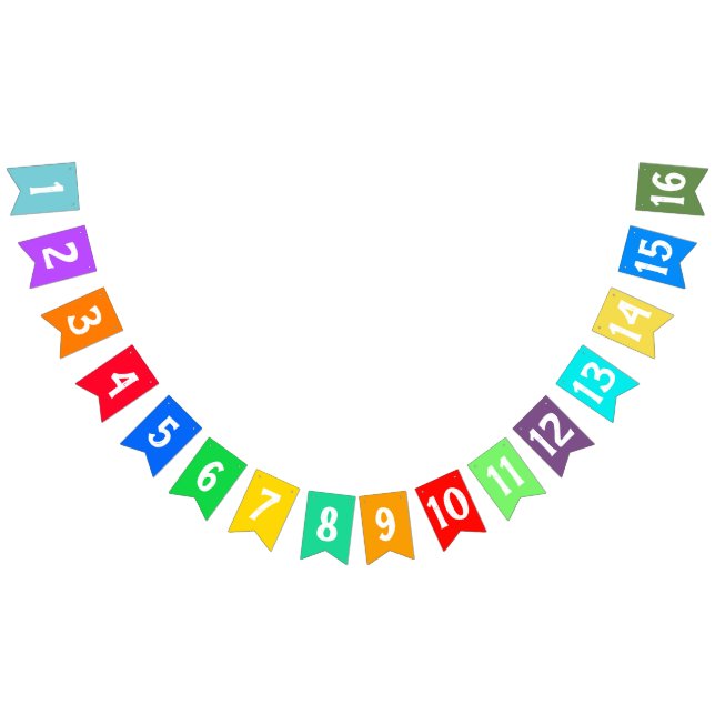 CREATE-YOUR-OWN DIY kundenspezifischer Wimpelkette (Alle)