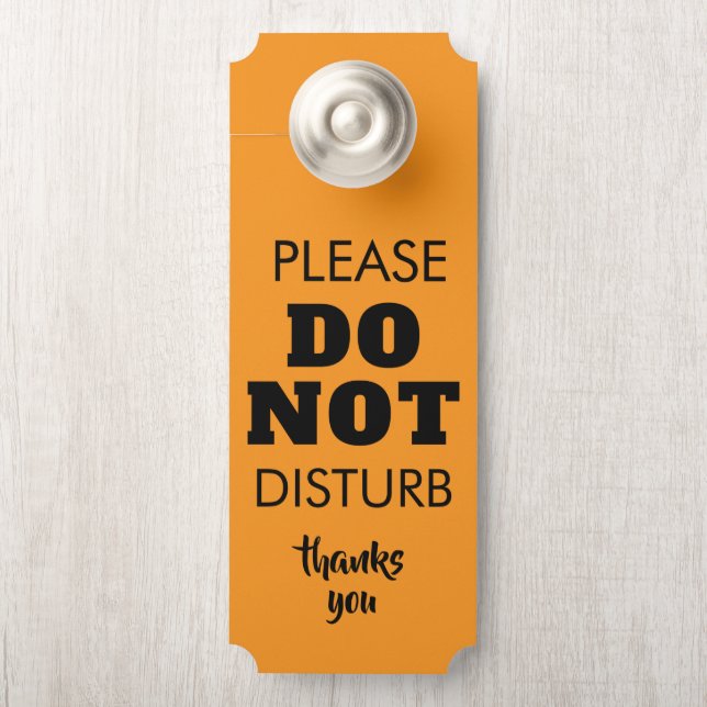 Create Your Own | Do Not Disturb & Wellcome Custom Türanhänger (Auf Knauf)