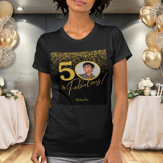 Create Your Own Fabulous Birthday Photo T-Shirt (Von Creator hochgeladen)