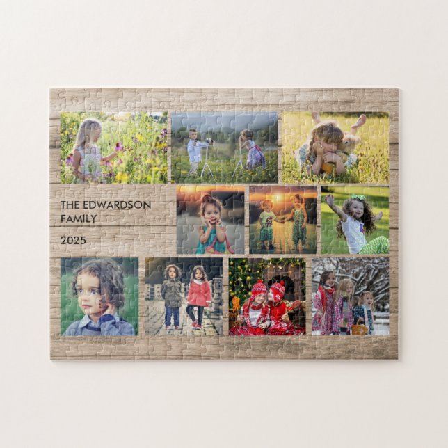 Create your own family photo collage (Horizontal)