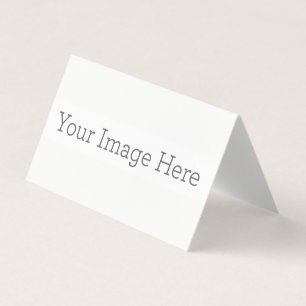 Create Your Own Folded 3.5"x2' Tent Card Visitenkarten