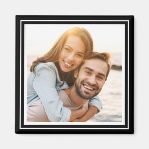 Create Your Own Foto von Custom Keepsake Black Magnet