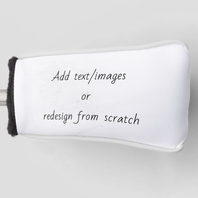 Create Your Own Golf Headcover (Vorderseite)