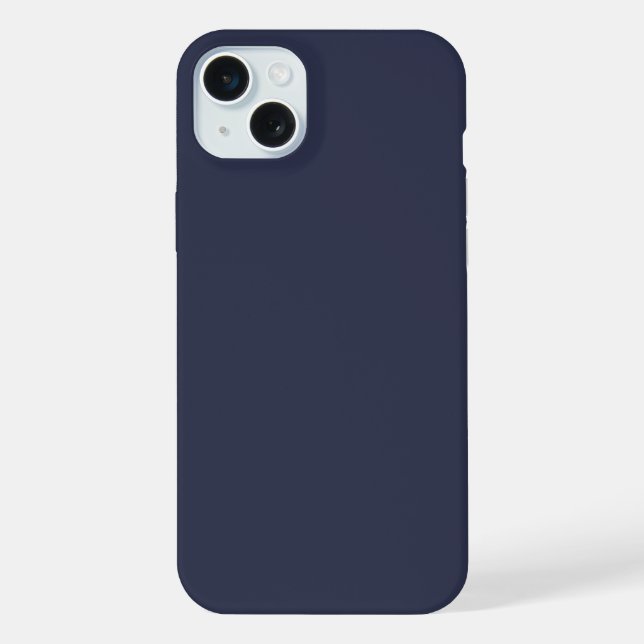 Create Your Own gray blue customizable iPhone 15 Plus Hülle (Rückseite)