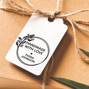 Create Your Own Handmade With Love Circular Gummistempel