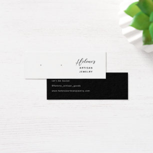 Create your own Jewelry Earring Display Cards