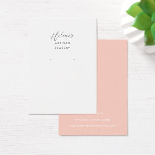 Create your own Jewelry Earring Display Cards