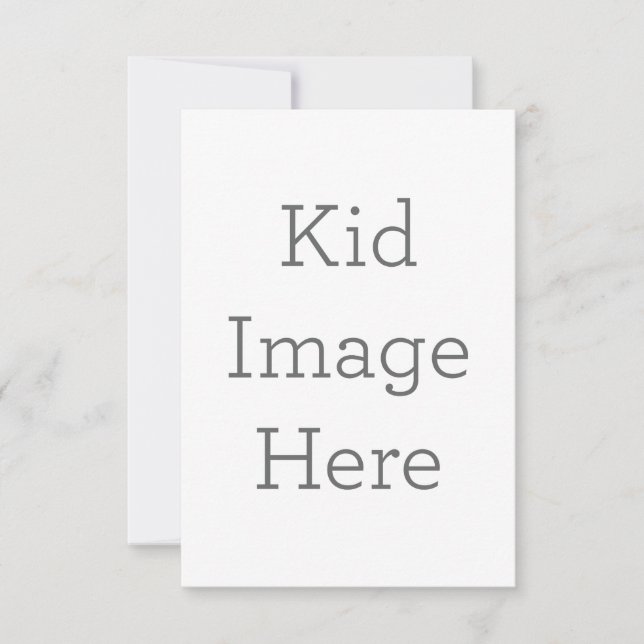 8.89 cm x 12.7 cm Flache Dankeskarte (Vorderseite)