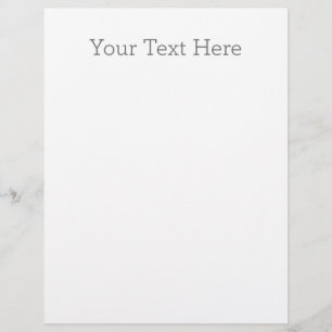 Create Your Own Letterhead Paper, Size: 8.5"x 11" Briefkopf