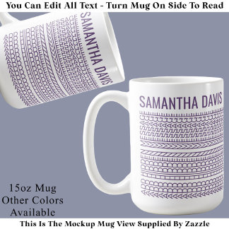 Create Your Own Long Hidden Message & Name 151PW Kaffeetasse
