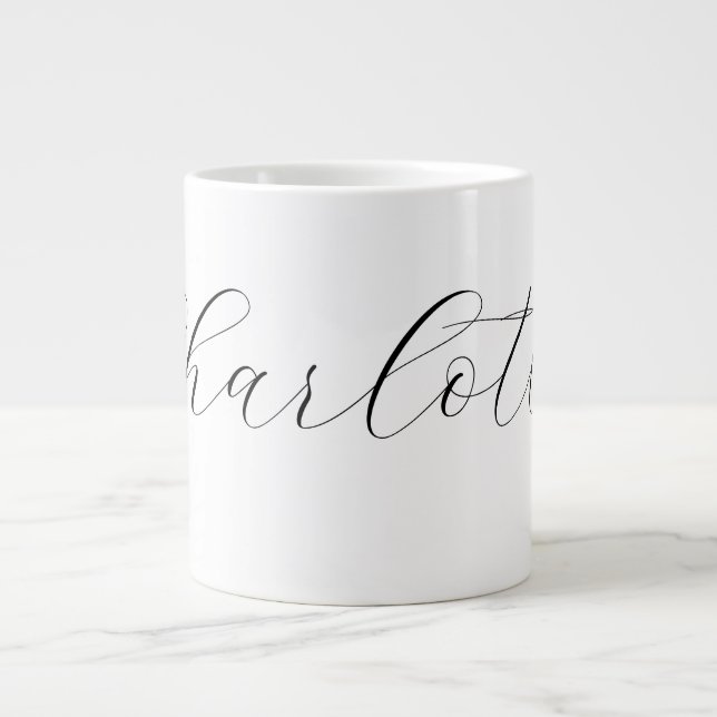 Create your own Name Mug Jumbo-Tasse (Vorderseite)
