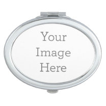 Create Your Own Oval Compact Mirror Taschenspiegel