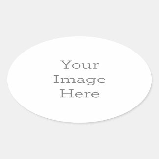 Create Your Own Oval Sticker