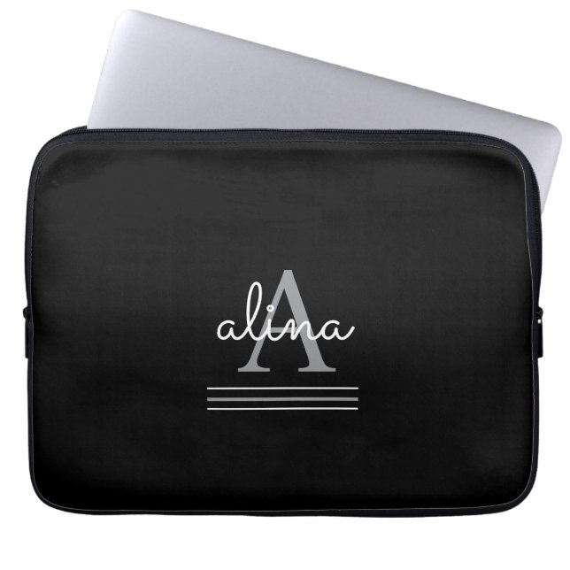 Create Your Own Personalize Monogram Laptopschutzhülle (Vorderseite)