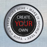 Create Your Own - Personalized, branded / Custom Runde Wanduhr<br><div class="desc">Wall Clock: Create Your Own - personalized professional branded clock with custom logo / photo and easy further adjustments by adding text,  background colours or more images. Simple way to personalize your business,  create cool gifts for your family & friends for every occasion.</div>