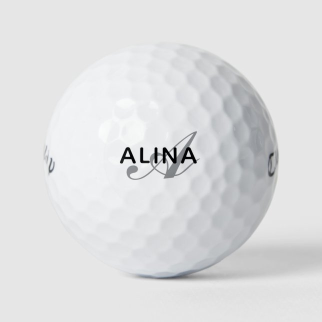 Create Your Own Personalized Name Monogram Golfball (Vorderseite)