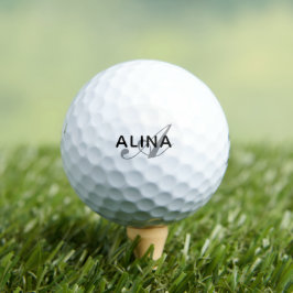 Create Your Own Personalized Name Monogram Golfball
