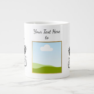 Create Your Own personalized Template Text  Jumbo-Tasse