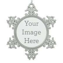 Create Your Own Pewter Snowflake Ornament
