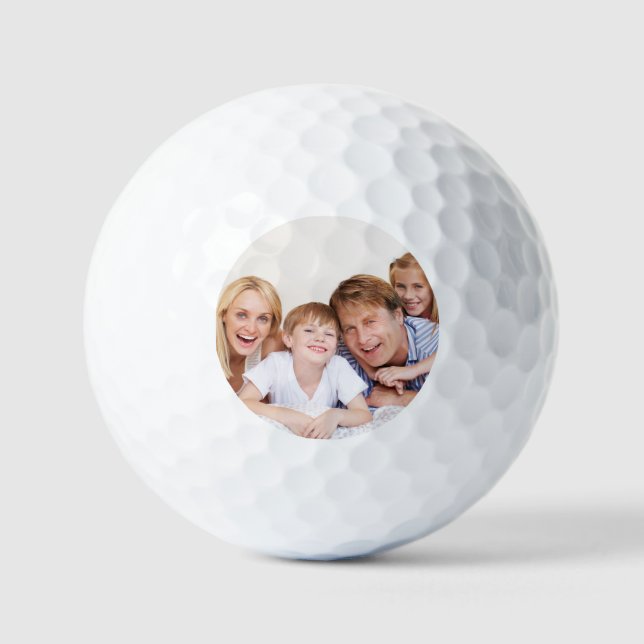 Create Your Own Photo Custom Pic Double Sided Golfball (Vorderseite)