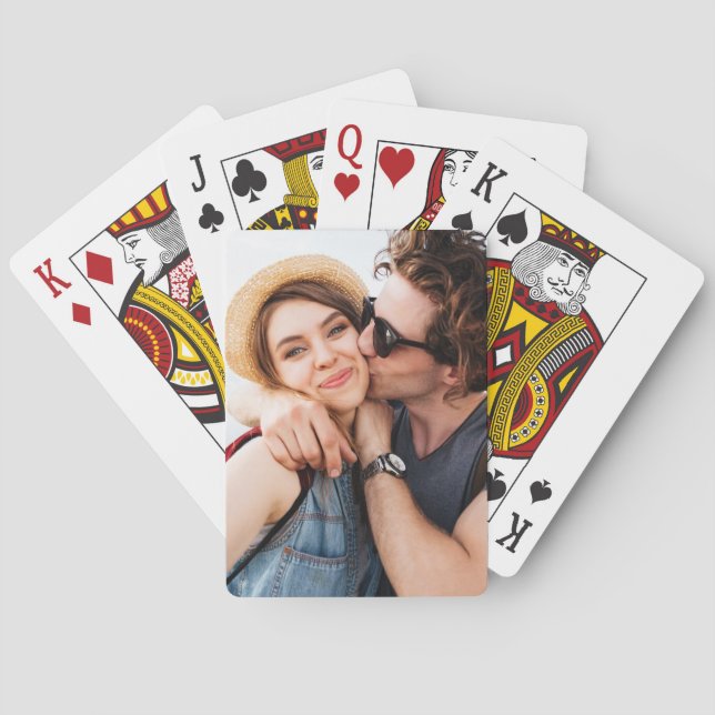 Create Your Own Photo Custom Pic Spielkarten (Rückseite)