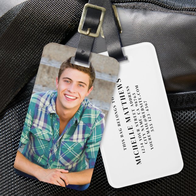 Create your Own Photo Gepäckanhänger (Create your Own Photo Luggage Tag)