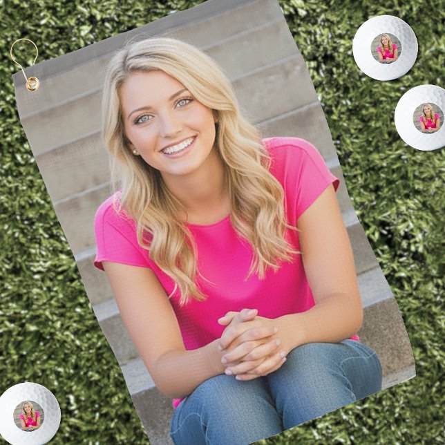 Create your Own Photo Golfhandtuch (Create your Own Photo Golf Towel)