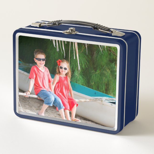 Create Your Own Photo Metall Brotdose (Vorderseite)