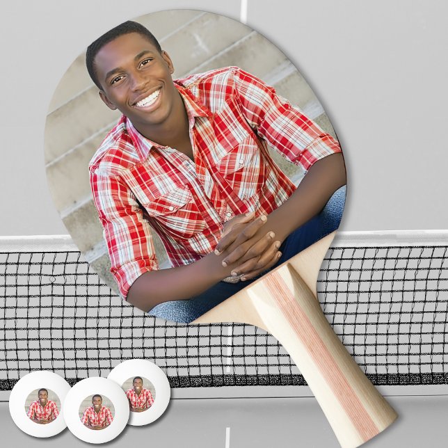 Create your Own Photo Tischtennis Schläger (Create your Own Photo Ping Pong Paddle)