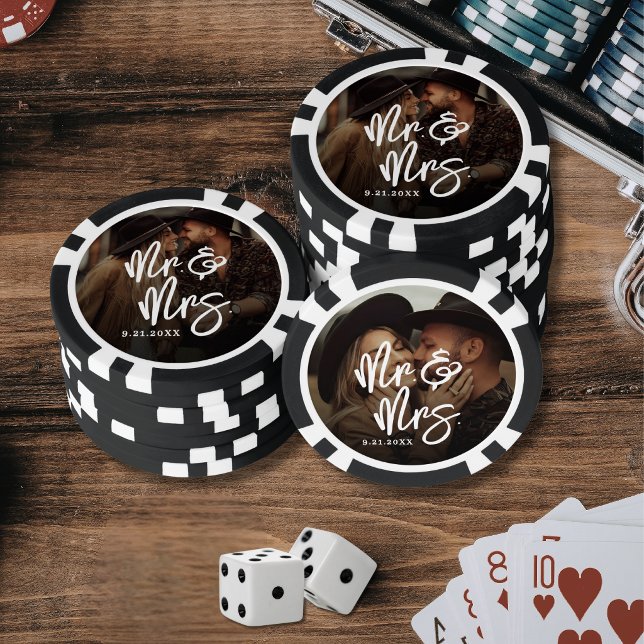 Create Your Own Photo Wedding Pokerchips (Create Your Own Photo Wedding Poker Chips)