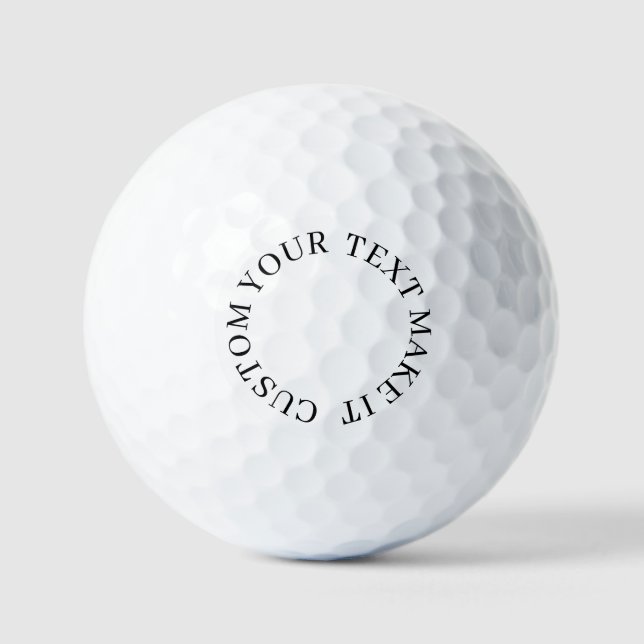 create your own professional Value Golf Ball (Vorderseite)