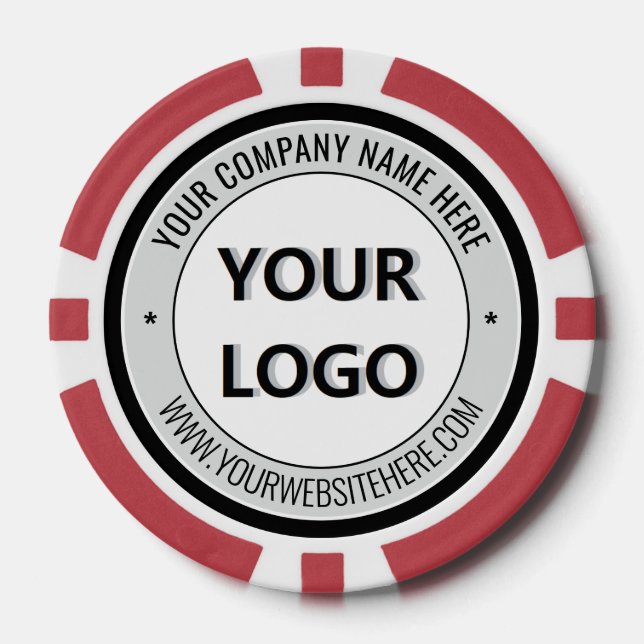 Create Your Own Promo Branded Poker Chips Template (Vorderseite)