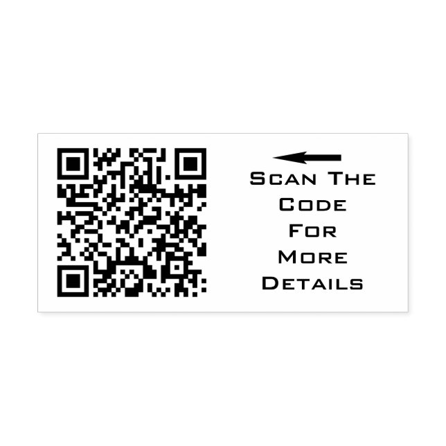Create Your Own QR code  Gummistempel (Prägung)
