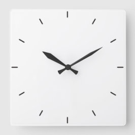 Create your own quadratische wanduhr