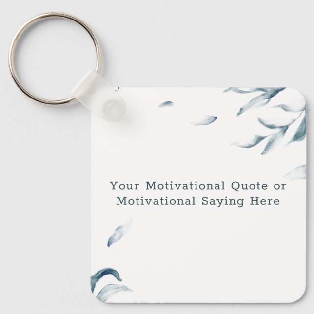Create Your Own Quote Keychain  Schlüsselanhänger (Vorderseite)