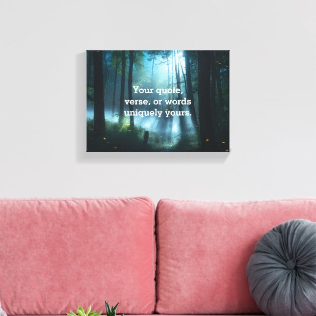 Create Your Own Quote  Leinwanddruck (Insitu (Wohnzimmer))