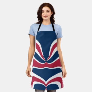 Create Your Own Red and Blue Schürze