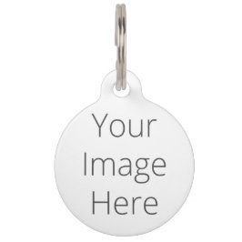 Create Your Own Round Large Pet Tag Haustiermarke