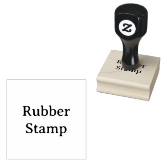 Create Your Own Simple Custom 2" x 2" Rubber Gummistempel