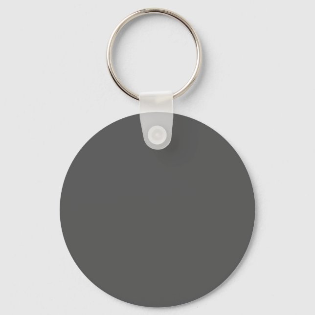 Create Your Own simple dark gray Schlüsselanhänger (Vorderseite)