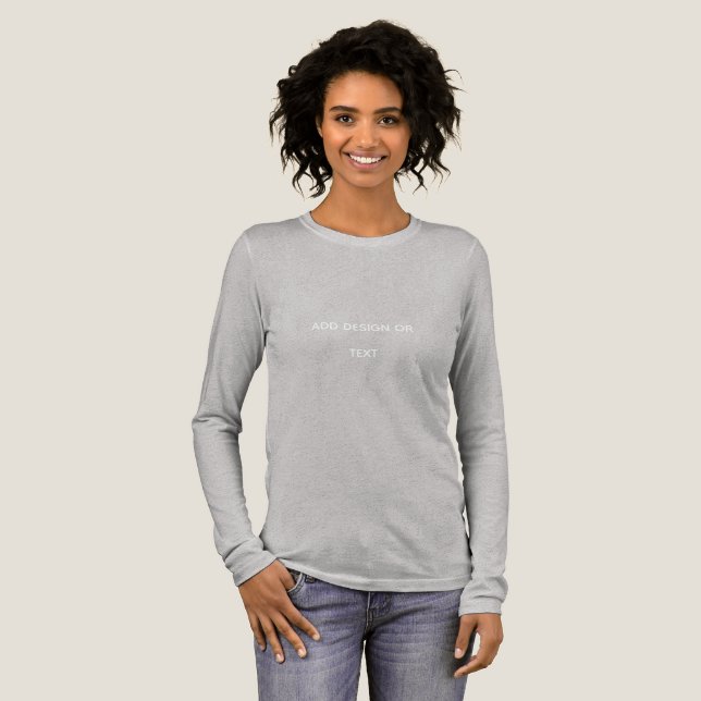 Create Your Own simple Tri-Blend Shirt (Volle Vorderseite)