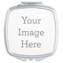 Create Your Own Square Compact Mirror Taschenspiegel
