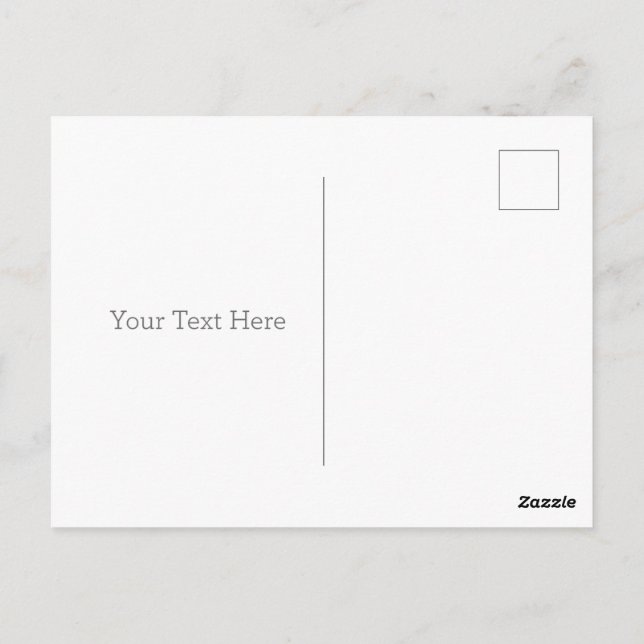 Postkarte, Größe: Standard Postkarte, Papier: Signature-Matt, Umschläge: Keine (Rückseite)