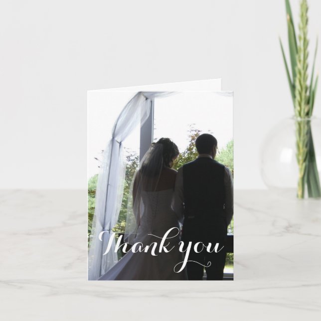 Create Your Own Thank you Foto Dankeskarte (Vorderseite)