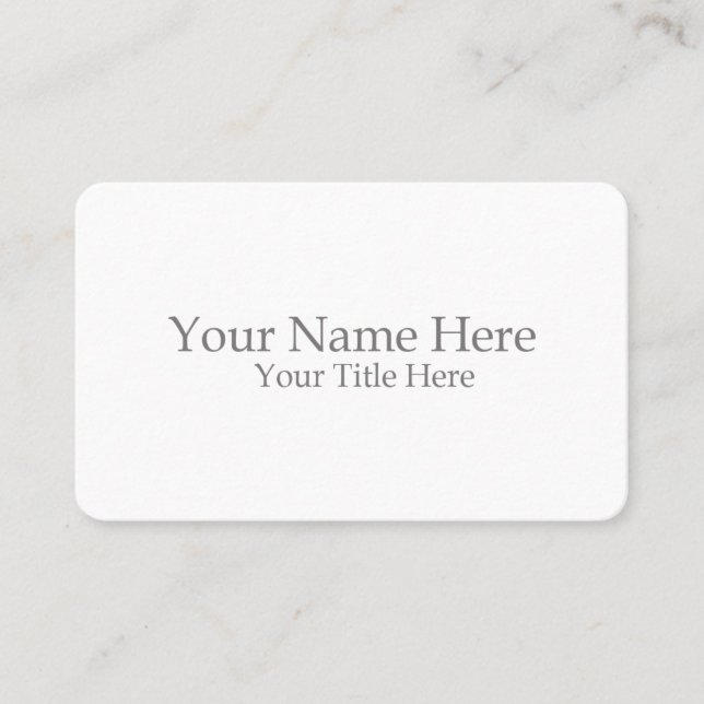 Create Your Own Visitenkarte (Vorderseite)