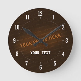 Create Your Own Wall Clock Runde Wanduhr