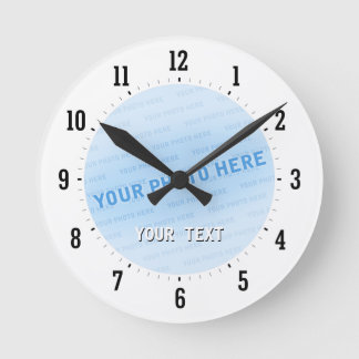Create Your Own Wall Clock Runde Wanduhr