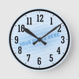 Create Your Own Wall Clock Runde Wanduhr